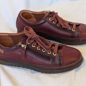 Pikolinos Mallorca Sneaker Size 40 Maroon/Burgundy